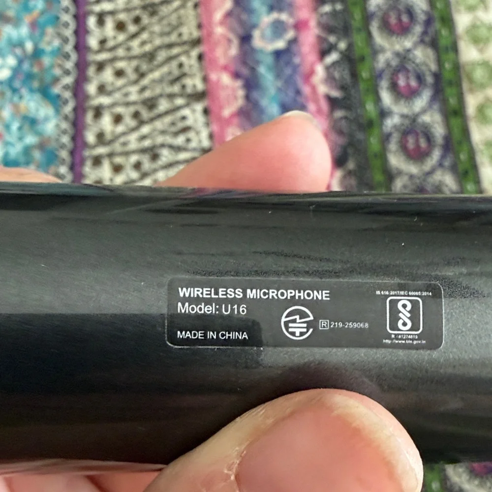 Wireless Handheld Microphone - Gray